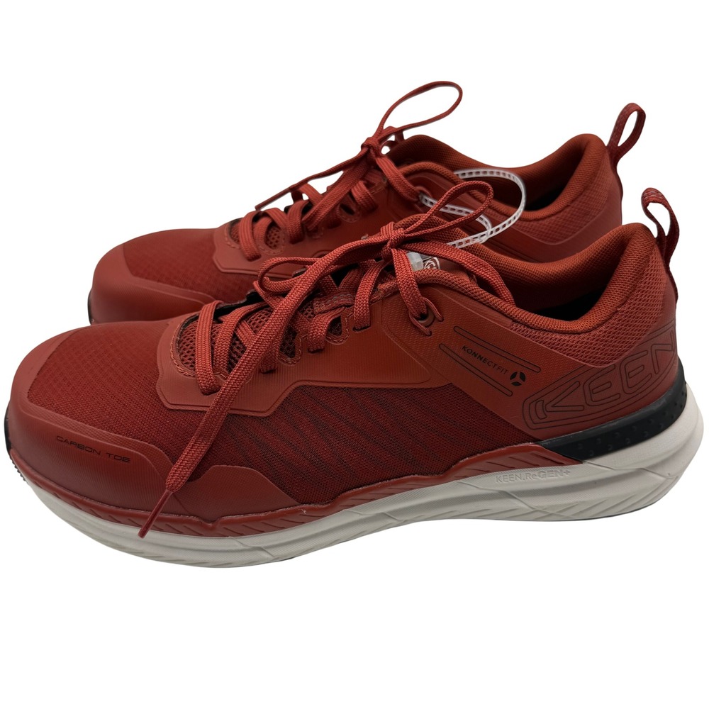 Keen Utility Arvada Carbon Toe Red‎ Work Shoes Mens 9.5 EE Wide ASTM F2413-24